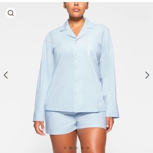 Skims COTTON POPLIN SLEEP set (top and bottom)